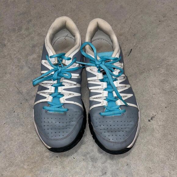EUC Nike Vapor Court Blue Running Athletic Sport Gym Sneaker Shoes Lace Up - Picture 1 of 9